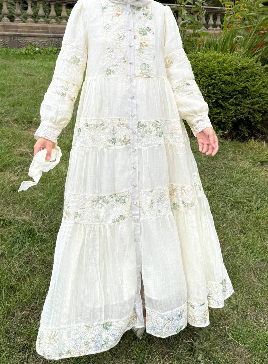 Pearl Bloom Maxi Dress