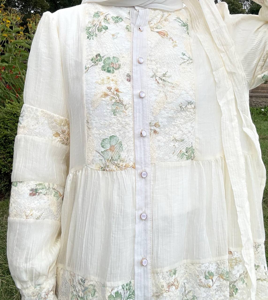 Pearl Bloom Maxi Dress