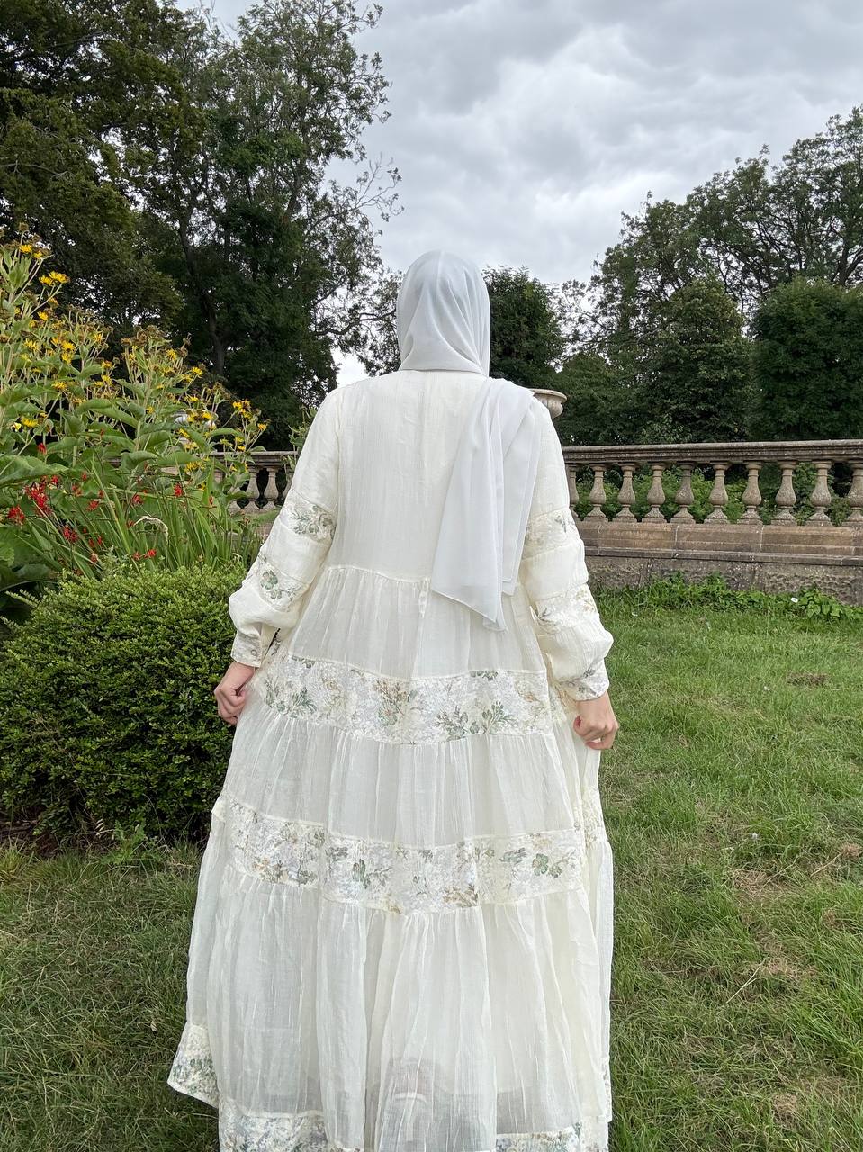 Pearl Bloom Maxi Dress