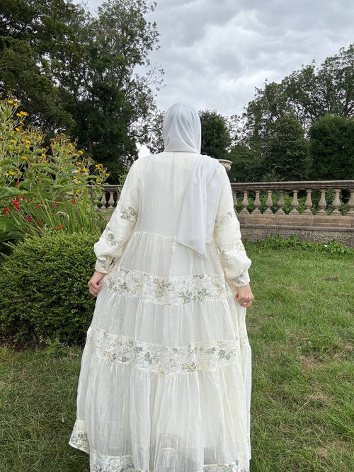 Pearl Bloom Maxi Dress