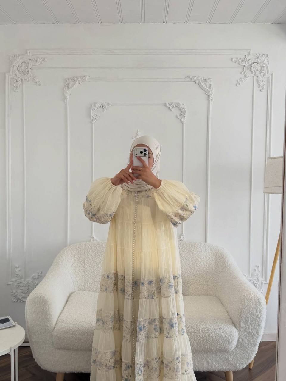 Pearl Bloom Maxi Dress